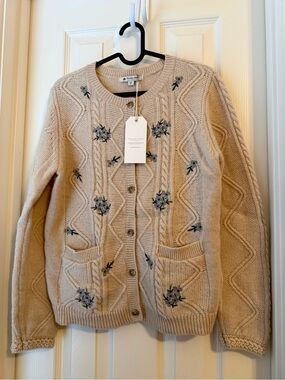 NWT Thursday Island Wool Blend Cardigan